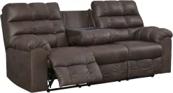 Signature Design By Ashley® Derwin Nut Reclining Sofa -Furniture comprehensive store 001f9288 5ae0 4bb4 9b57 1286e34c759e