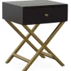 Pulaski Black/Gold End Table