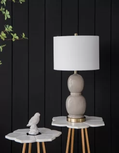 A & B Home Almond Ceramic Table Lamp 17 A & B Home Almond Ceramic Table Lamp -Furniture comprehensive store 00e9bf8b 5ad2 4f7e 9615 a8692439a98a
