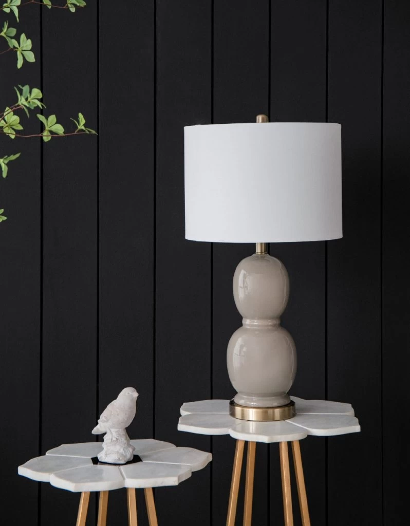 A & B Home Almond Ceramic Table Lamp 8 A & B Home Almond Ceramic Table Lamp - Image 8
