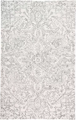 Feizy Belfort Ivory-Charcoal 9' X 12' Rug