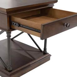 Liberty Tribeca Cordovian Brown End Table -Furniture comprehensive store 014979a2 138a 40f8 b61f 5e1e998c1213
