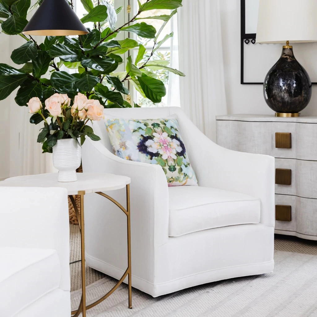 Laura Park Designs Nantucket Bloom Multi 22" X 22" Pillow 4 Laura Park Designs Nantucket Bloom Multi 22" X 22" Pillow - Image 4