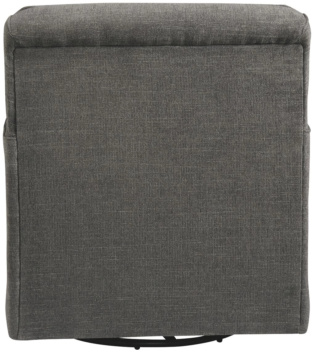 Ashley® Alcona Charcoal Swivel Glider Accent Chair 3 Ashley® Alcona Charcoal Swivel Glider Accent Chair - Image 3
