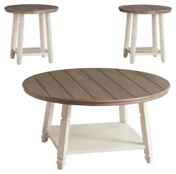 Signature Design By Ashley® Bolanbrook 3-Piece Two-Tone Occasional Table Set