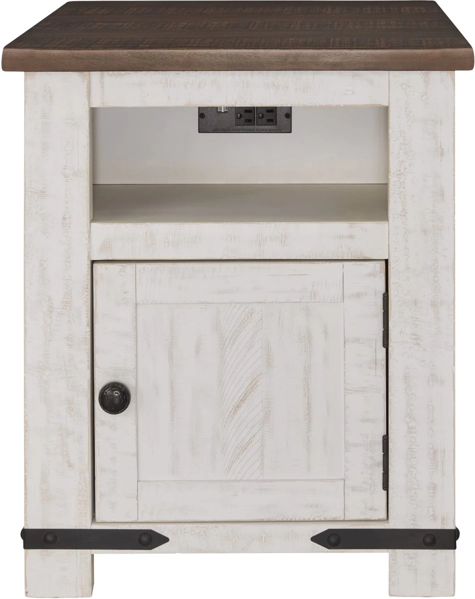 Signature Design By Ashley® Wystfield White/Brown End Table 2 Signature Design By Ashley® Wystfield White/Brown End Table - Image 2