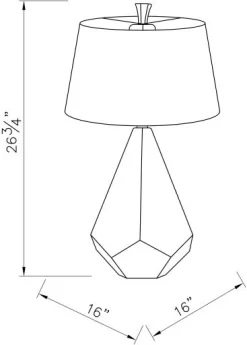 Surya Enigma White Table Lamp -Furniture comprehensive store 05635737 a3a7 4acd 986e fb68cc1df608