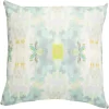 Laura Park Designs Coral Bay Green 22" X 22" Throw Pillow