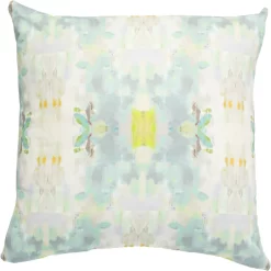 Laura Park Designs Coral Bay Green 22" X 22" Throw Pillow