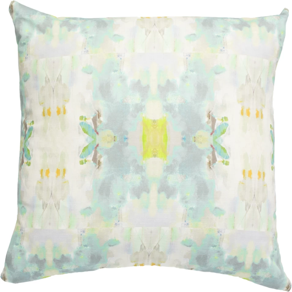 Laura Park Designs Coral Bay Green 22" X 22" Throw Pillow 1 Laura Park Designs Coral Bay Green 22" X 22" Throw Pillow