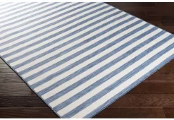 Surya Pasadena Denim/Cream 8'x11' Area Rug -Furniture comprehensive store 07ac1911 aadf 4932 9539 f319a7ed16f8