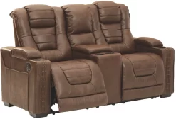 Signature Design By Ashley® Owner's Box Thyme Power Reclining Loveseat With Adjustable Headrest -Furniture comprehensive store 08068642 abcb 4d91 8a4d 68e14432b4f5