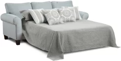 Fusion Furniture Grande Mist Grey Sofa Sleeper