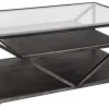 Liberty Arista Cobblestone Rectangular Cocktail Table