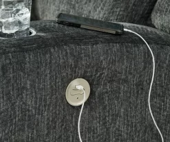 Signature Design By Ashley® Martinglenn Ebony Power Reclining Loveseat With Console -Furniture comprehensive store 097e42e9 acbf 4b83 a8a5 79ea02fbc65e