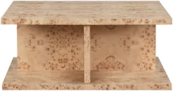 Alder & Tweed Furniture Co Stowe Toasted Burl Coffee Table