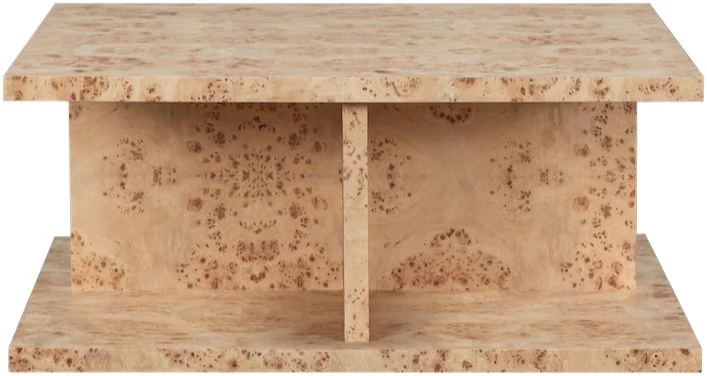 Alder & Tweed Furniture Co Stowe Toasted Burl Coffee Table 1 Alder & Tweed Furniture Co Stowe Toasted Burl Coffee Table