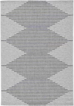 Signature Design By Ashley® Alverno White/Blue 5' X 7' Medium Area Rug