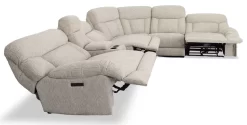Man Wah Taupe 6 Piece Power Reclining Sectional -Furniture comprehensive store 0b7ffd29 323e 4c3d b0fd f3f29f34f368