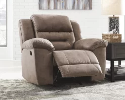 Signature Design By Ashley® Stoneland Fossil Rocker Recliner -Furniture comprehensive store 0bae379f 4964 43fb 863b 5d409bdade77