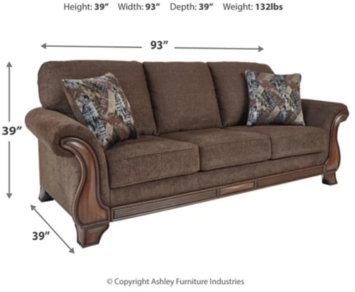 Benchcraft® Miltonwood Teak Sofa 7 Benchcraft® Miltonwood Teak Sofa - Image 7