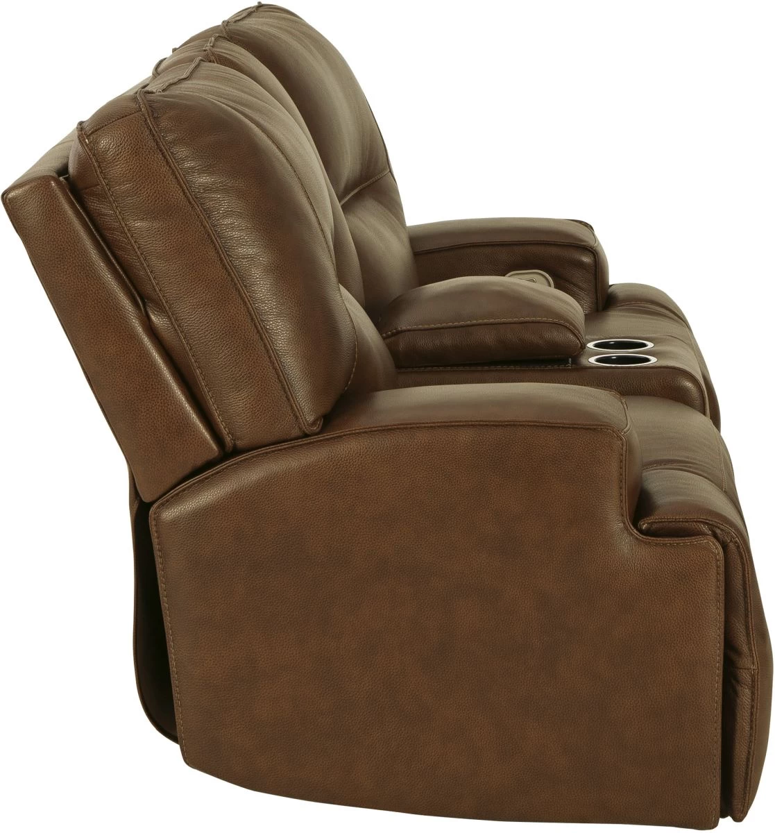 Signature Design By Ashley® Francesca Auburn Power Reclining Loveseat With Console 5 Signature Design By Ashley® Francesca Auburn Power Reclining Loveseat With Console - Image 5