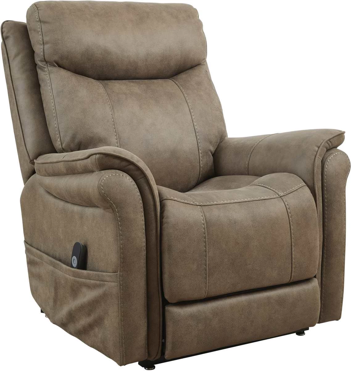 Signature Design By Ashley® Lorreze Driftwood Power Lift Recliner 2 Signature Design By Ashley® Lorreze Driftwood Power Lift Recliner - Image 2