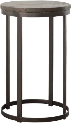 Elements International Frederick Tobacco End Table