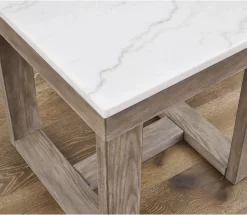 Signature Design By Ashley® Loyaska Brown/Ivory End Table -Furniture comprehensive store 0e5e0a3c 125c 48fa 94d1 4ced04bf0576