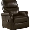 Signature Design By Ashley® Markridge Chocolate Power Lift Recliner