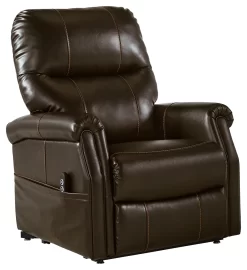 Signature Design By Ashley® Markridge Chocolate Power Lift Recliner