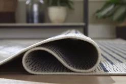 Signature Design By Ashley® Alverno White/Blue 5' X 7' Medium Area Rug -Furniture comprehensive store 0e916cf9 67b5 4127 b4d9 0821b26af678