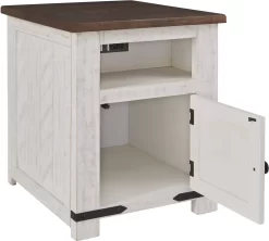 Signature Design By Ashley® Wystfield White/Brown End Table 10 Signature Design By Ashley® Wystfield White/Brown End Table -Furniture comprehensive store 0f95c325 11e3 4617 bf23 4bbdbe211afb
