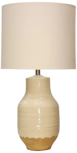 StyleCraft Dipped Ceramic Body Table Lamp