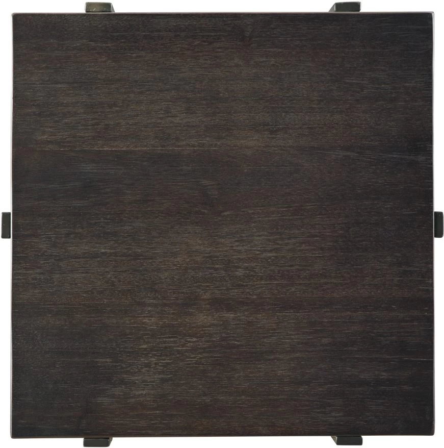 Signature Design By Ashley® Drewing Dark Brown Square End Table 5 Signature Design By Ashley® Drewing Dark Brown Square End Table - Image 5