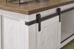 Signature Design By Ashley® Wystfield White/Brown Coffee Table -Furniture comprehensive store 1033beef 2522 4cb2 a0f2 311e94d7083b