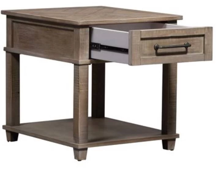 Liberty Parkland Falls Weathered Taupe Rectangular End Table 3 Liberty Parkland Falls Weathered Taupe Rectangular End Table - Image 3