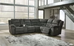 Signature Design By Ashley® Nettington 3-Piece Smoke Left-Arm Facing Power Reclining Sectional With Console 10 Signature Design By Ashley® Nettington 3-Piece Smoke Left-Arm Facing Power Reclining Sectional With Console -Furniture comprehensive store 11e26d11 4b96 40b3 8a4d eb90863c97b5