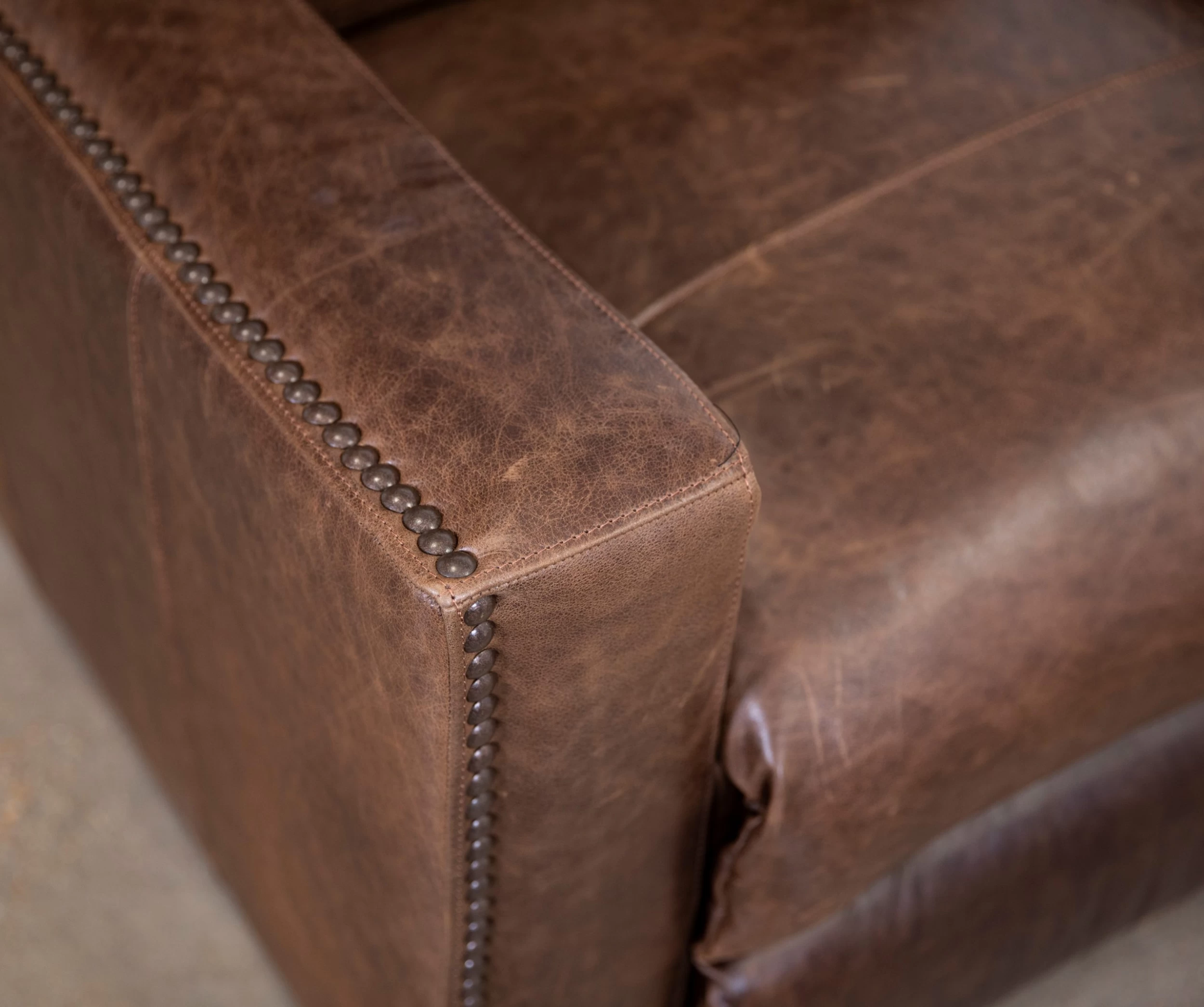 USA Premium Leather Furniture 9397 Ancient Brown All Leather Power Recliner 4 USA Premium Leather Furniture 9397 Ancient Brown All Leather Power Recliner - Image 4