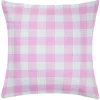 Laura Park Designs Gingham Pink Decorative Pillow