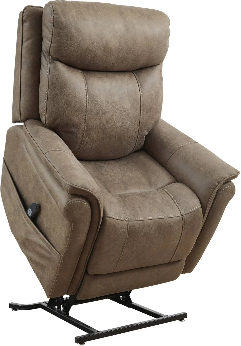 Signature Design By Ashley® Lorreze Driftwood Power Lift Recliner 4 Signature Design By Ashley® Lorreze Driftwood Power Lift Recliner - Image 4