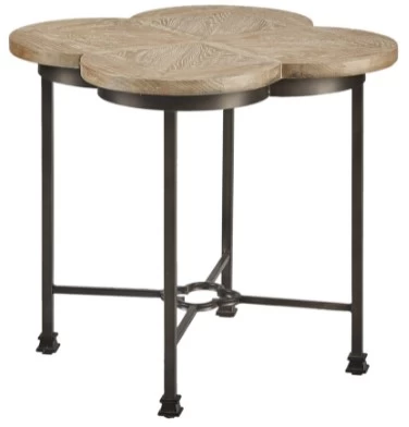 Furniture Classics Clover Beige/Bronze End Table 1 Furniture Classics Clover Beige/Bronze End Table