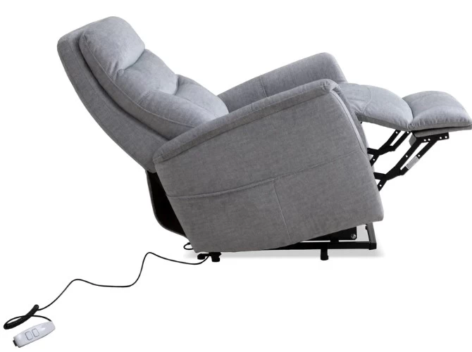 Parker House® Gemini Capri Silver Power Lift Recliner 4 Parker House® Gemini Capri Silver Power Lift Recliner - Image 4