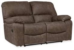 Signature Design By Ashley® Kilmartin Chocolate Reclining Loveseat