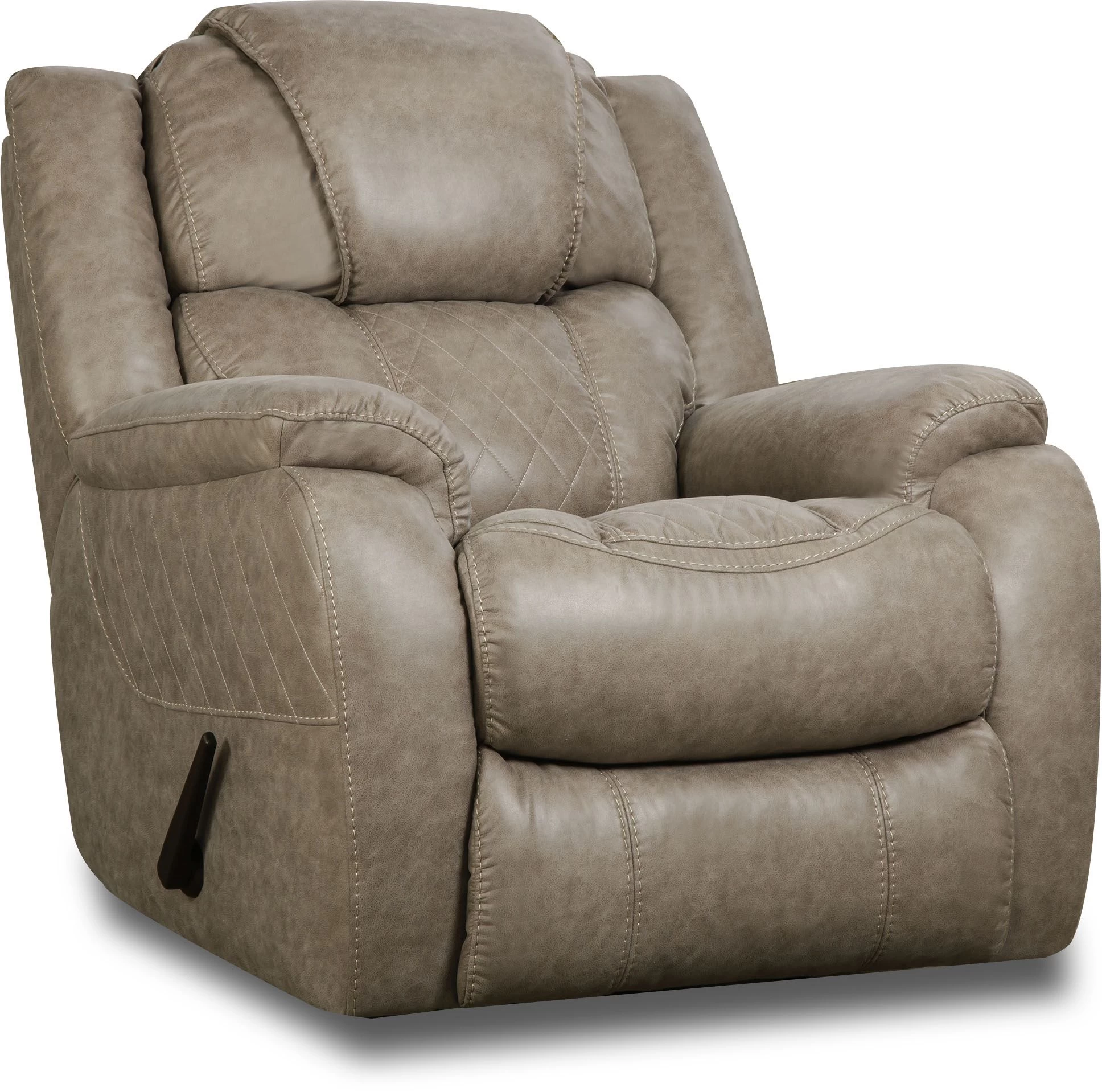 HomeStretch Daytona Mushroom Rocker Recliner 1 HomeStretch Daytona Mushroom Rocker Recliner