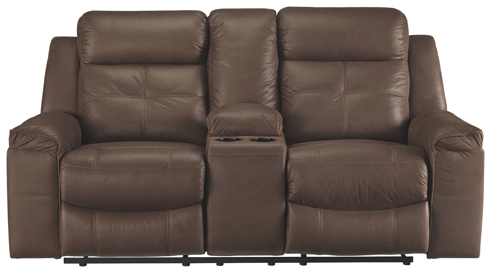 Signature Design By Ashley® Jesolo Coffee Double Reclining Loveseat With Console 1 Signature Design By Ashley® Jesolo Coffee Double Reclining Loveseat With Console