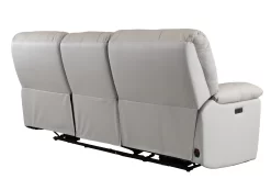 Man Wah Light Grey Leather Power Zero Gravity Reclining Sofa -Furniture comprehensive store 184dbfc1 93d1 42e0 a31d c65244f3d720