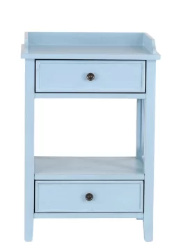 Pulaski Blue X Side Table