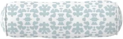 Laura Park Designs Chintz Mist Blue/White Round Bolster Pillow