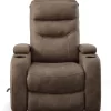 Man Wah Cowboy Tumbleweed Performance Fabric Swivel Glider Recliner